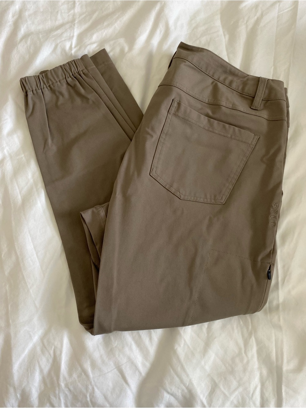 BYLT Basics Men's Chinos in Taupe Brown